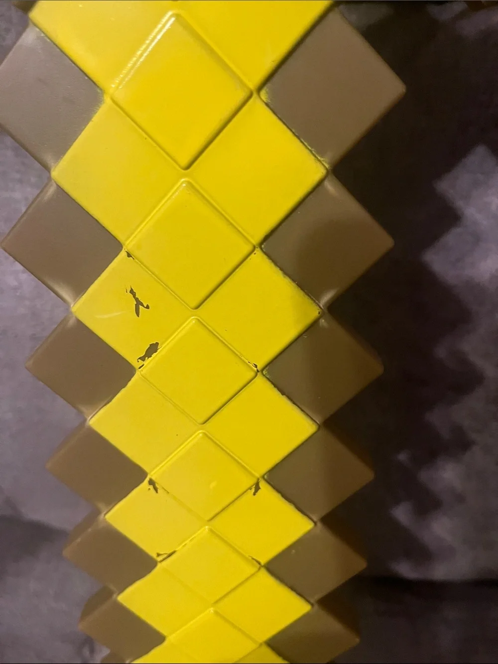 Officially Licensed Minecraft Gold Pixel Sword Costume Prop Toy Deco by Disguise